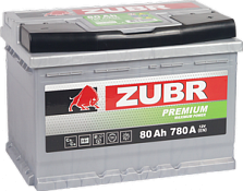 Аккумулятор Zubr Premium (80 Ah)  L+